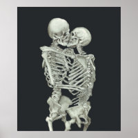 Skeleton Kiss Immortal Lovers Anatomy Love Valen