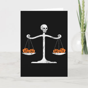 Skeleton Lawyer Halloween Sarcastic Law Student Ha Card