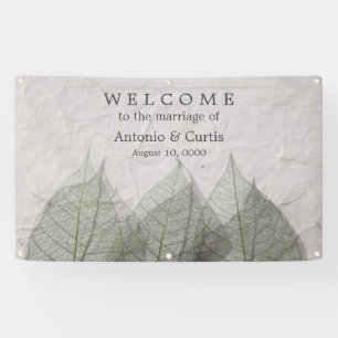 Skeleton leaves banner