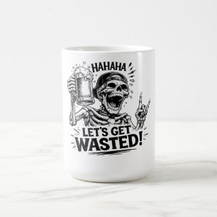 Skeleton: Let’s Get Wasted Coffee Mug