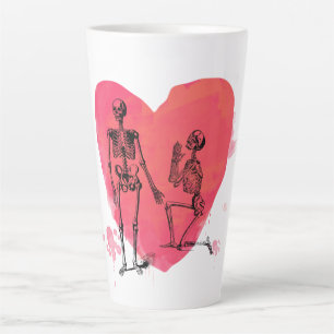 Skeleton Love Latte Mug