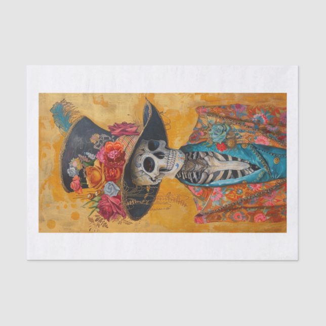 Skeleton Lyfe15 Tissue Paper (Front)