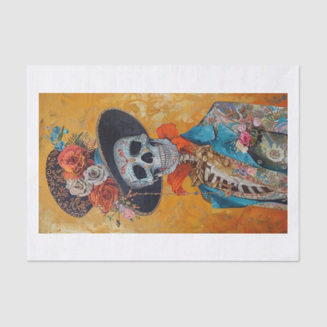 Skeleton Lyfe18 Tissue Paper (Front)