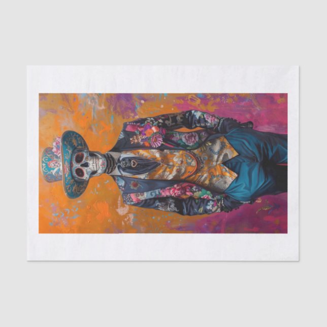 Skeleton Lyfe5 Tissue Paper (Front)