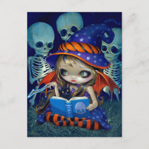 "Skeleton Magic" Postcard