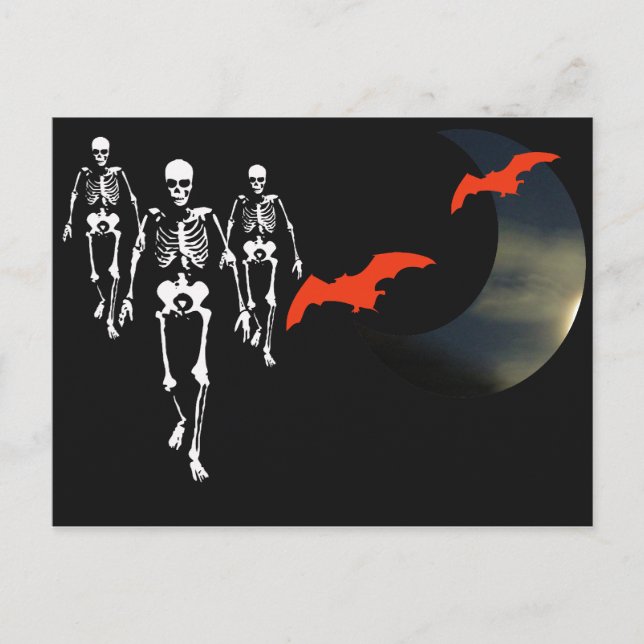Skeleton March Postcard (Front)
