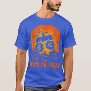 Skeleton Monster Truck Moon Candy Toddler Boys Hal T-Shirt