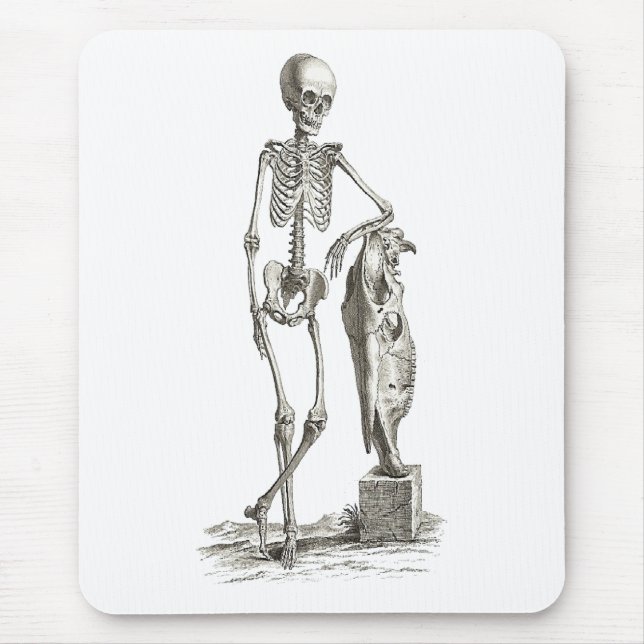 Skeleton Mouse Pad (Front)