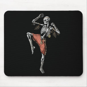 Skeleton Muay Thai Boxing Karate Kickboxing Martia Mouse Pad