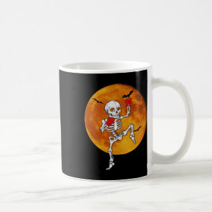 Skeleton Muay Thai Halloween Kickboxing Mma  Coffee Mug