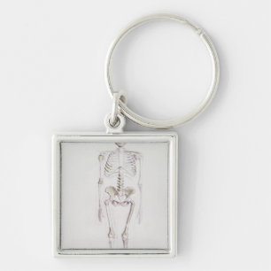 Skeleton of Australopithecus africanus Key Ring