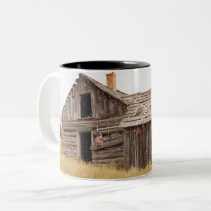 Skeleton of the Past Two-Tone Coffee Mug