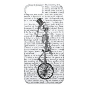 Skeleton on Unicycle iPhone 8/7 Case