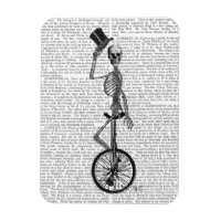 Skeleton on Unicycle