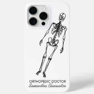 Skeleton orthopaedic doctor sculpting bone basic iPhone 15 pro max case