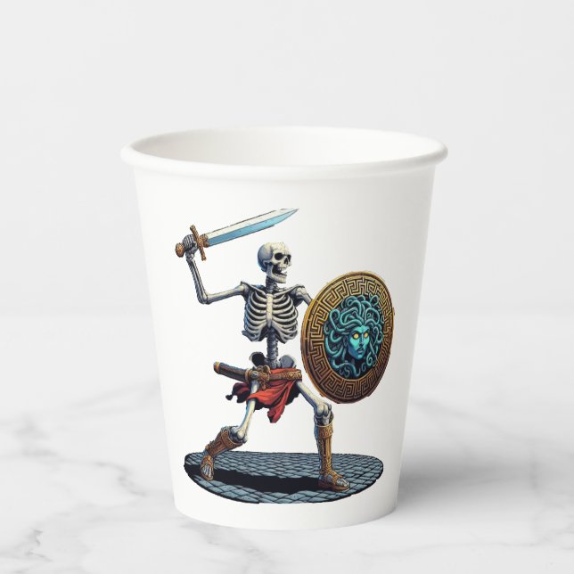 skeleton paper cups (Front)