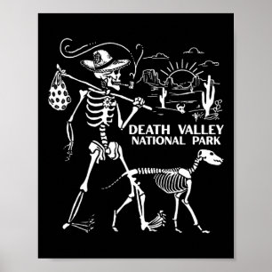Skeleton Park Hiking Death Valley National Park Poster