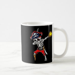 Skeleton Pirate & Softball Ball Halloween Cost Coffee Mug