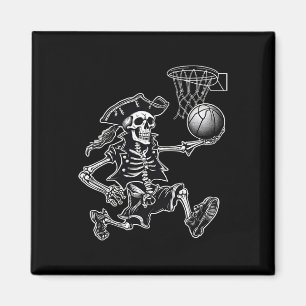 Skeleton Pirate Sketll Funny Halloween Sketll Play Magnet