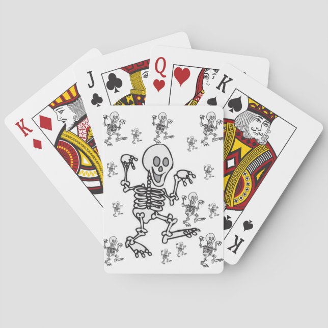 Skeleton Playing Card Deck (Back)