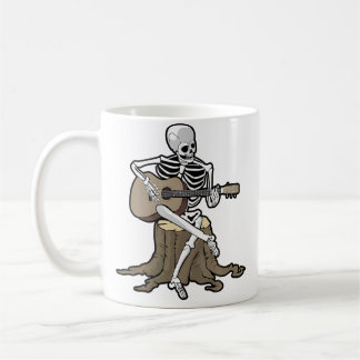 Skeleton Playing Guitar Halloween Acoustic Boys Gr Coffee Mug