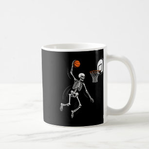 Skeleton Playing Sketll Funny Halloween Men Boy Ki Coffee Mug