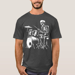 skeleton playing the drums T-Shirt