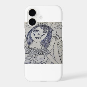 Skeleton Queen — Gothic Graveyard Halloween Art