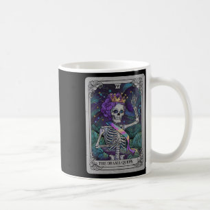 Skeleton Queen Tarot Card Gothic Witchy Halloween  Coffee Mug
