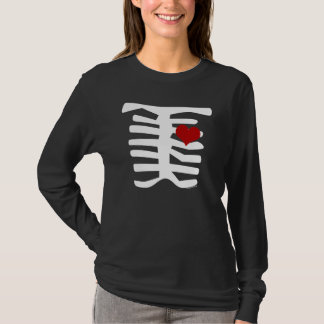Skeleton Red Heart T-Shirt