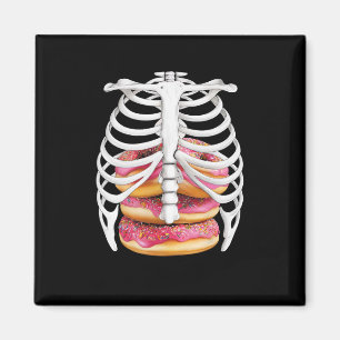 Skeleton Rib Cage Halloween Costume Tees Gifts Magnet