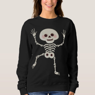 Skeleton Rib Cage Men Women Halloween Costume Sweatshirt