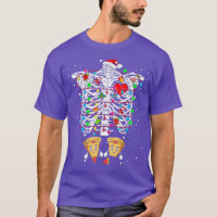 Skeleton Rib Cage XRay Pregnancy Announcement Xmas