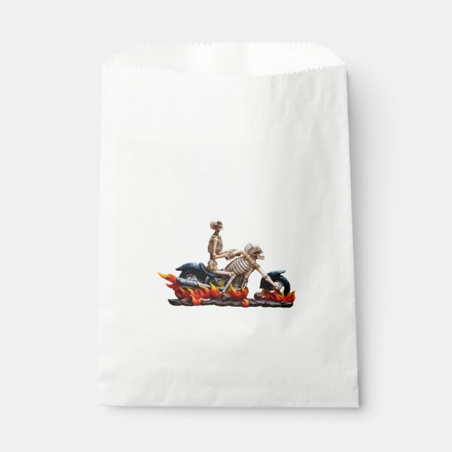Skeleton Rider Favour Bag (Front)