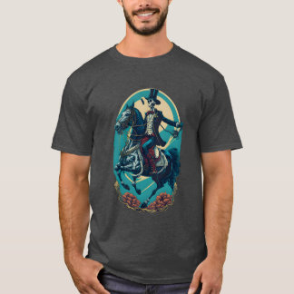 Skeleton riding a horse Skeleton Rider T-Shirt