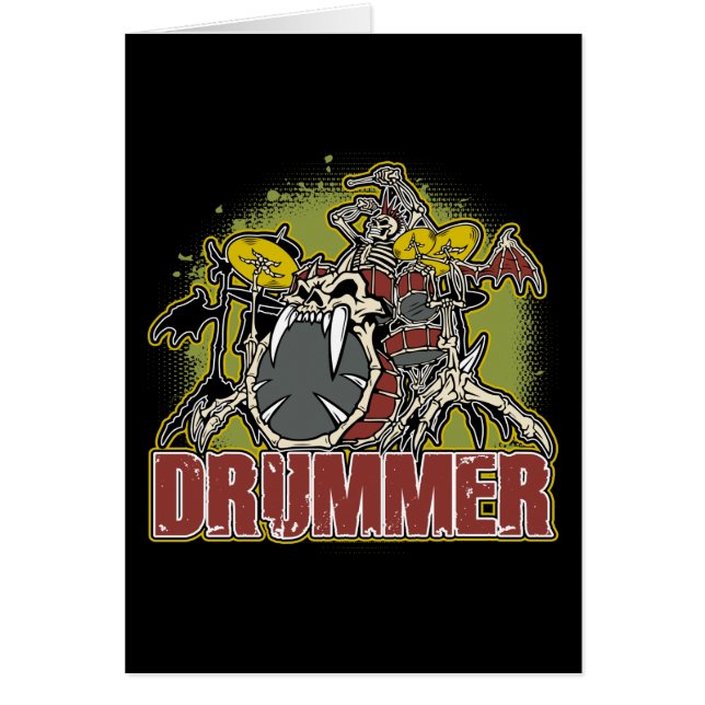 Skeleton Rock Drummer (Front)