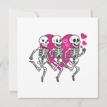 Skeleton Runner Gift Cushion, Valentine's Day Gift