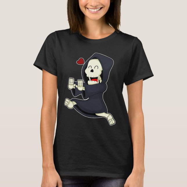 Skeleton Runner Running T-Shirt (Front)