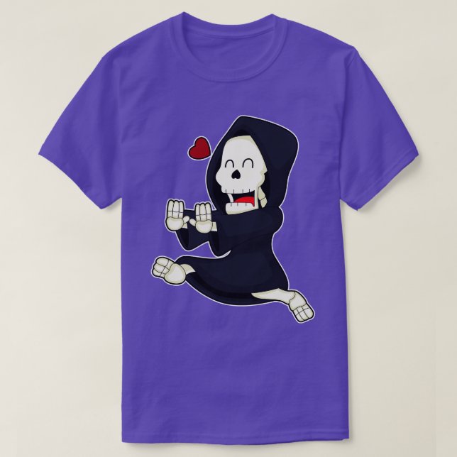 Skeleton Runner Running T-Shirt (Design Front)