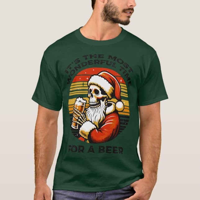 Skeleton Santa 1 T-Shirt (Front)