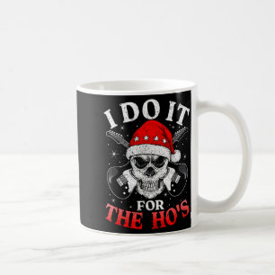Skeleton Santa Rocker Inappropriate Funny Guitar G Coffee Mug