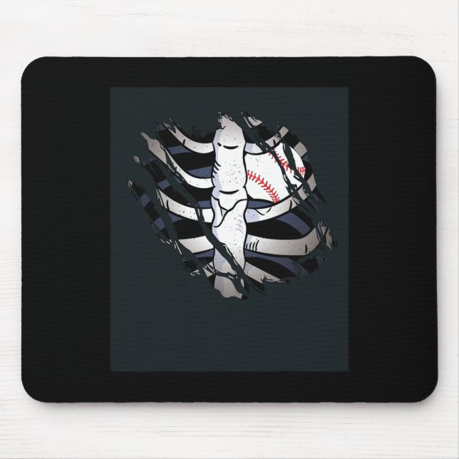 Skeleton Seoftll Heart Zombie Costume Tee  Mouse Pad (Front)