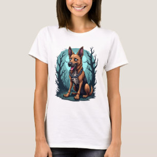 Skeleton Shepherd Dog T-Shirt