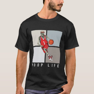 Skeleton Shirt   Halloween Basketball Design