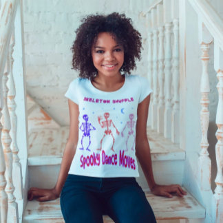 Skeleton Shuffle Spooky Dance Moves T-Shirt