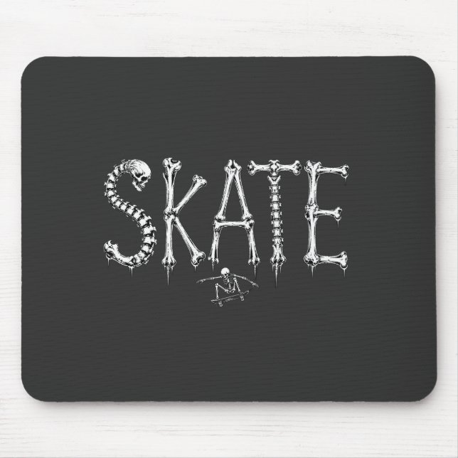 Skeleton Skate bones Mouse Pad (Front)