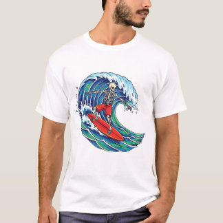 Skeleton Skating T-Shirt – Funny Skateboarding Ske