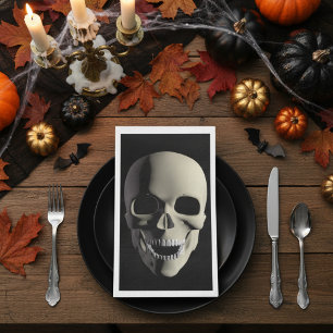 Skeleton Skull Halloween Party Spooky Napkins