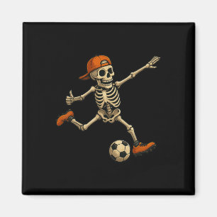Skeleton Soccer Halloween Costume For Men Boys Kid Magnet