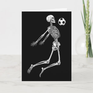 Skeleton Soccer Player Chest Byll Mid Air Sports F Card